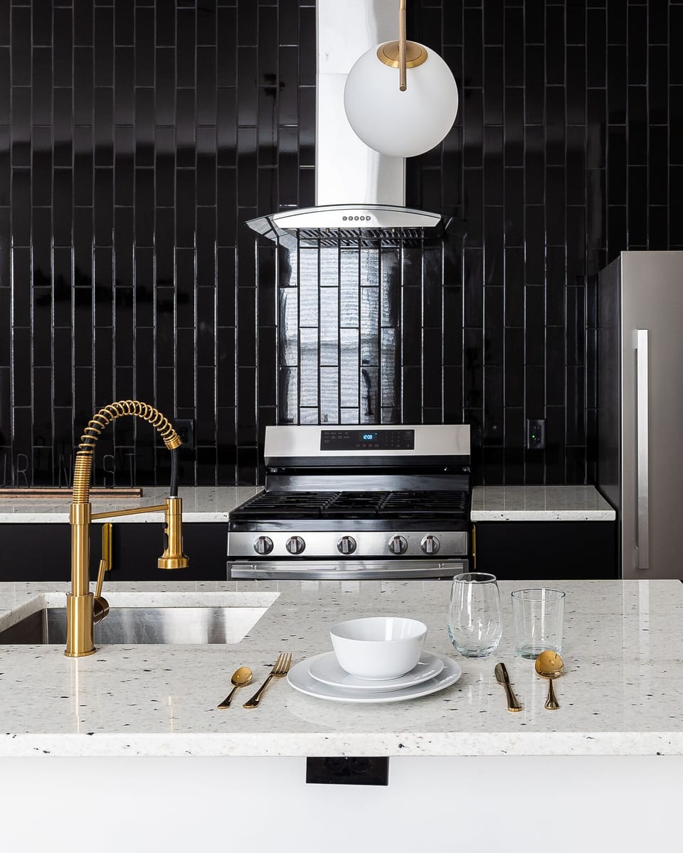 Kitchen from breakfast bar