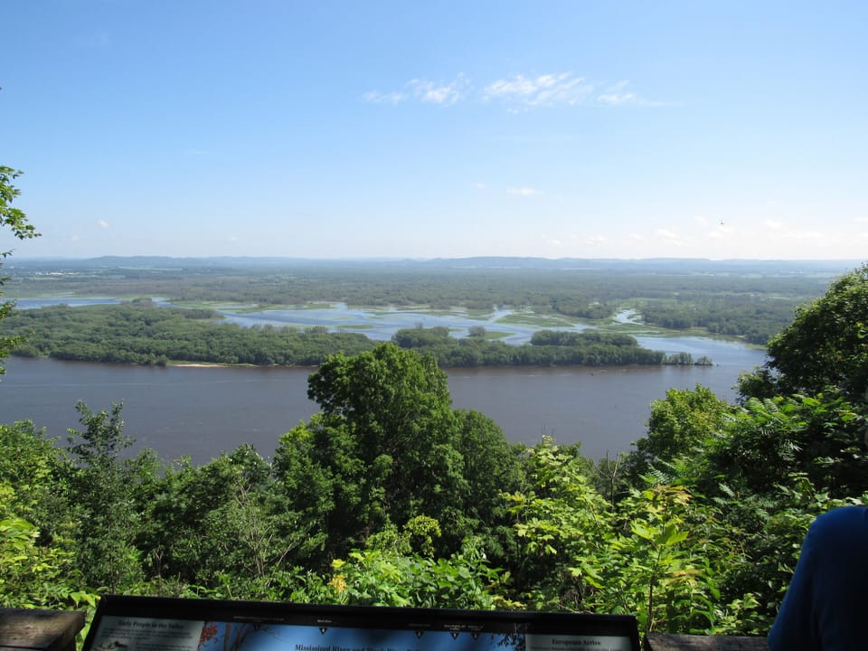 Visit nearby Great River Bluff State Park (Mississippi River Delta Pictured)