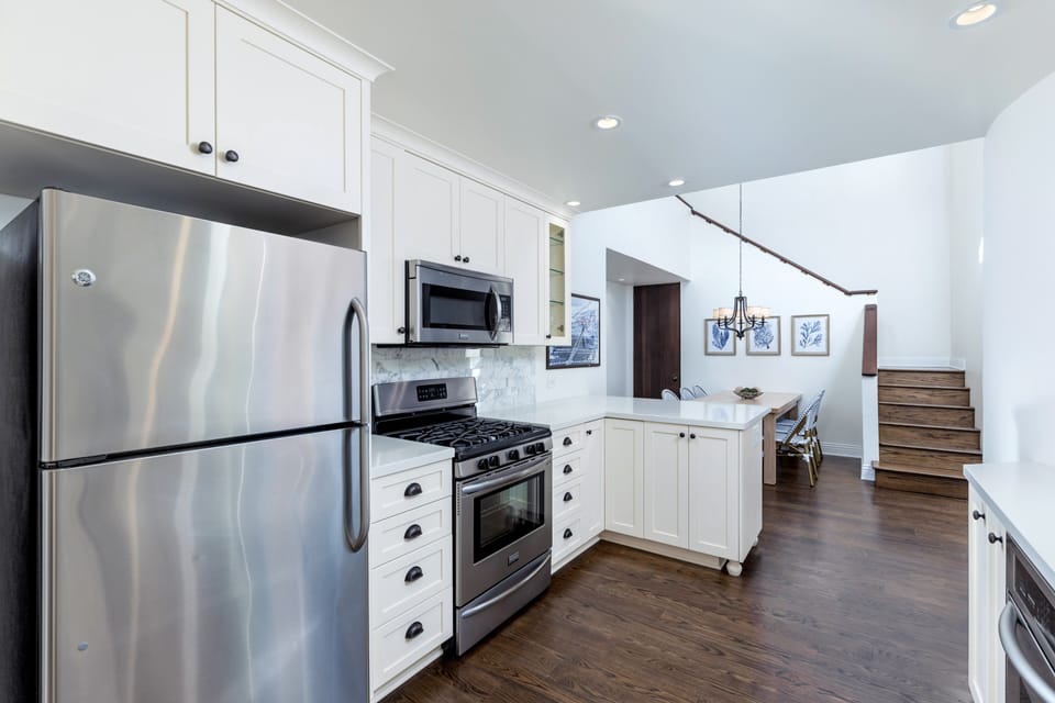 Large open kitchen. Stocked with all the necessities!
