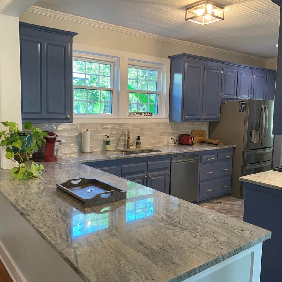 Fully stocked kitchen equipment  for the home chef.  