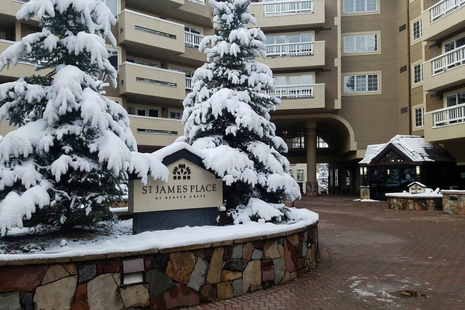 Outside the St. James Place