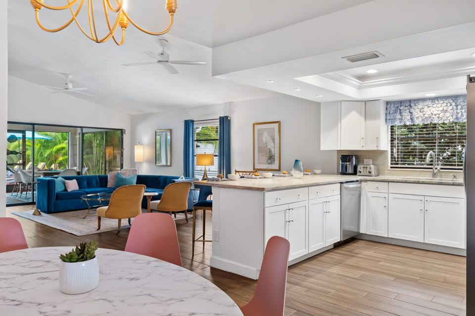 The open layout fosters togetherness.