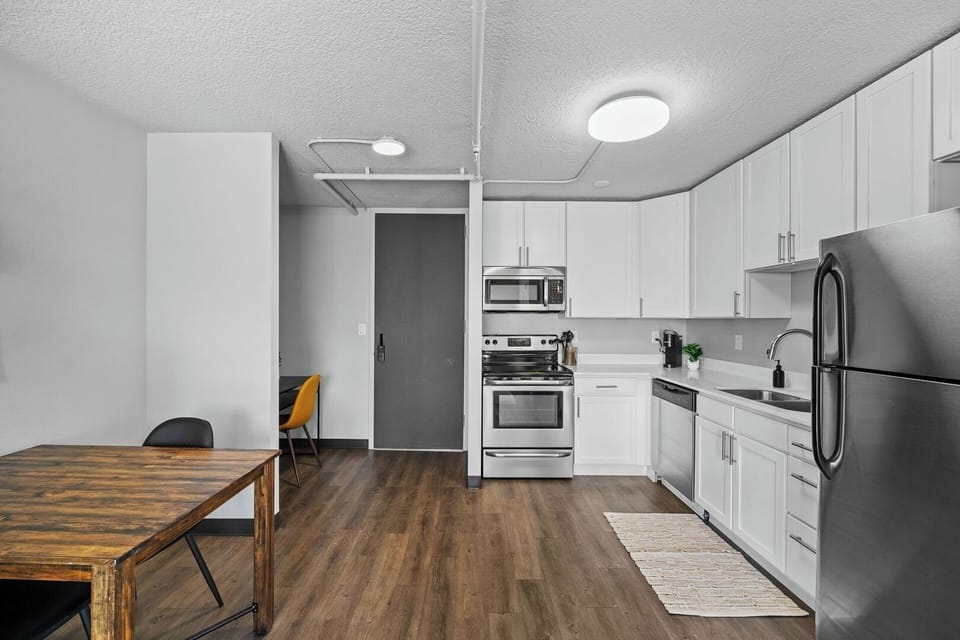 The main living area has an open concept layout throughout.