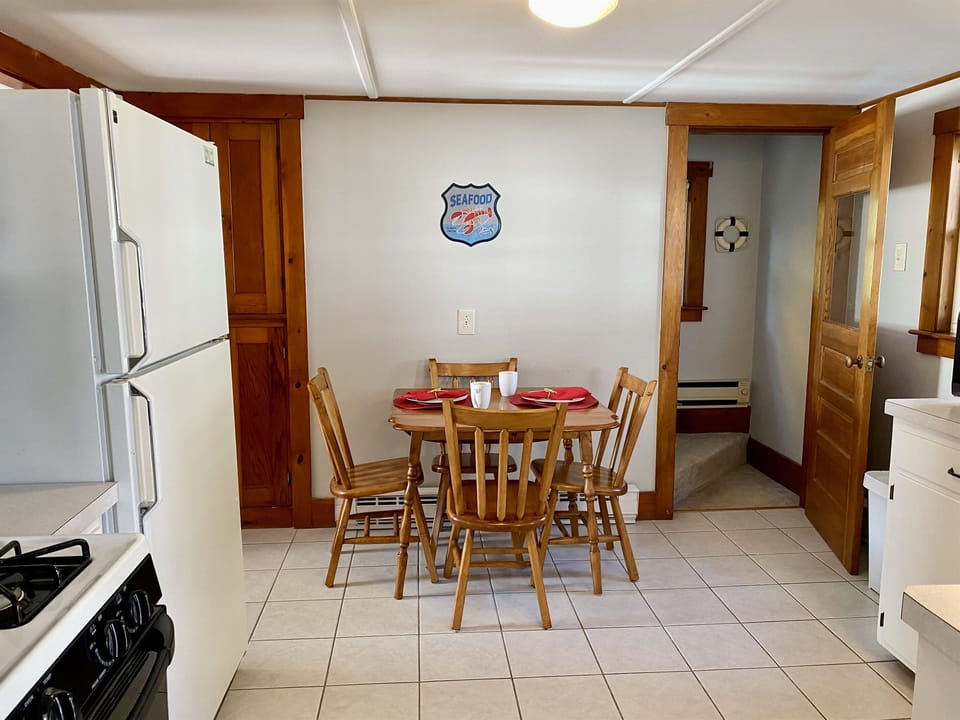 Kitchen with small dining table