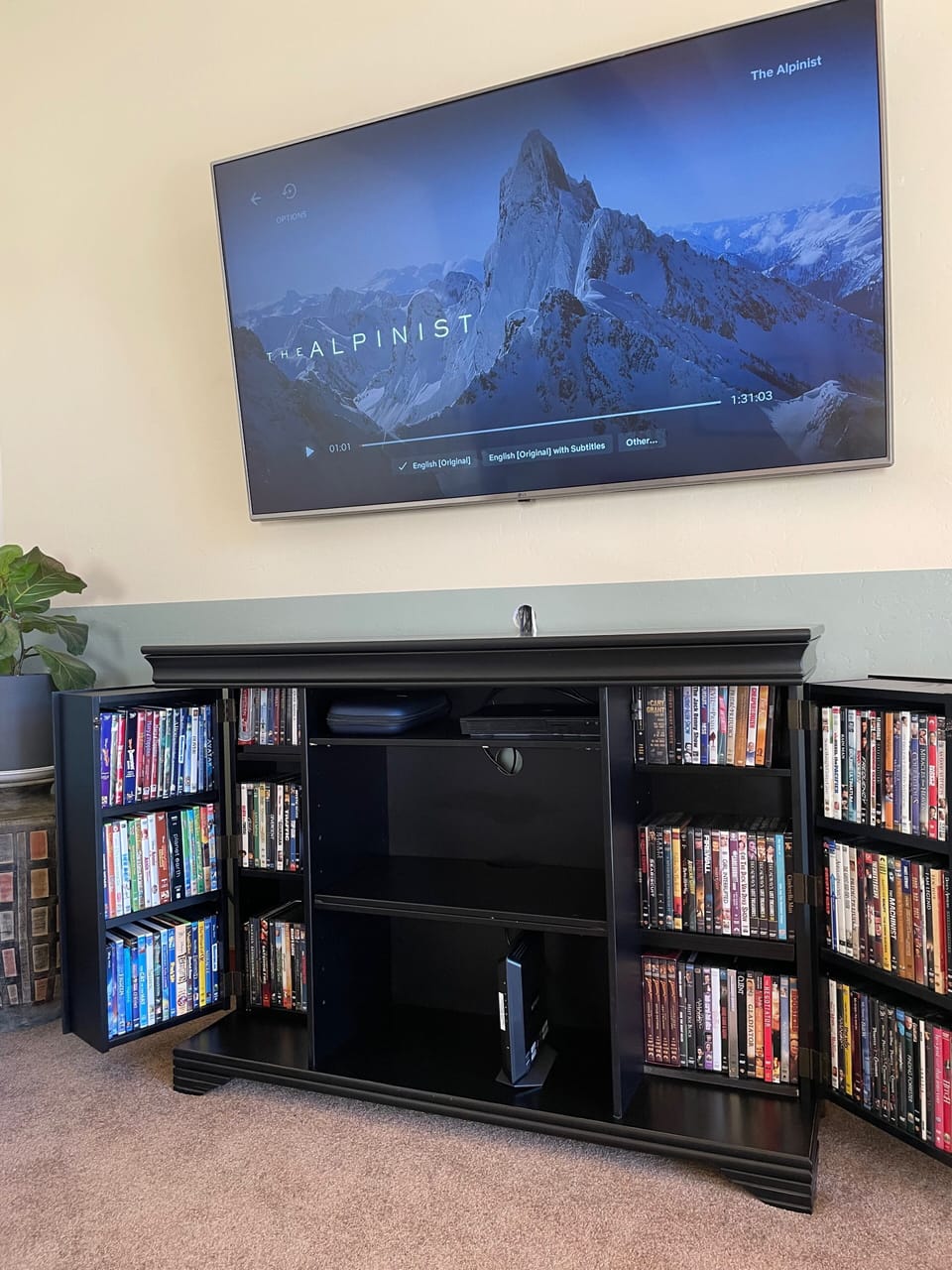 3rd floor: Smart TV and wide array of DVD movies for kids and adults.