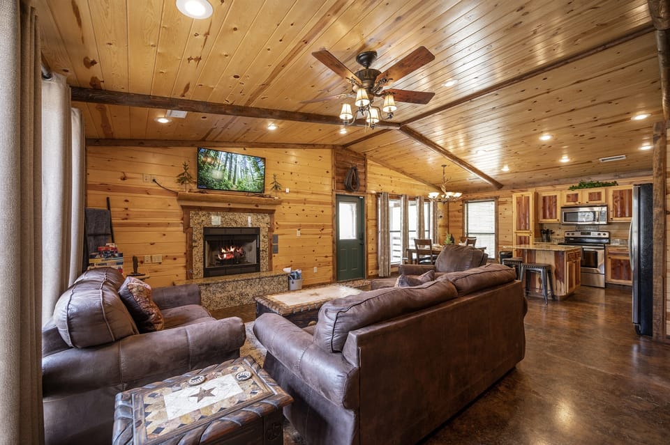View of the Cabin as You Enter from the Front Door