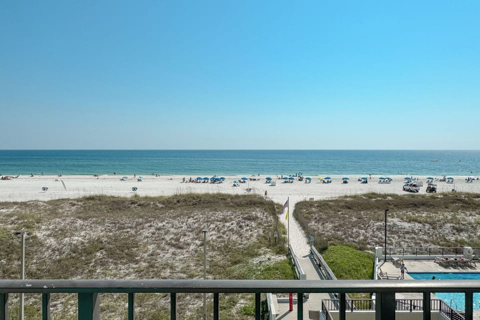 Private balcony view