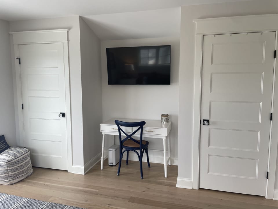 3rd Floor Master.   Desk with hardwire line to allow for working if needed