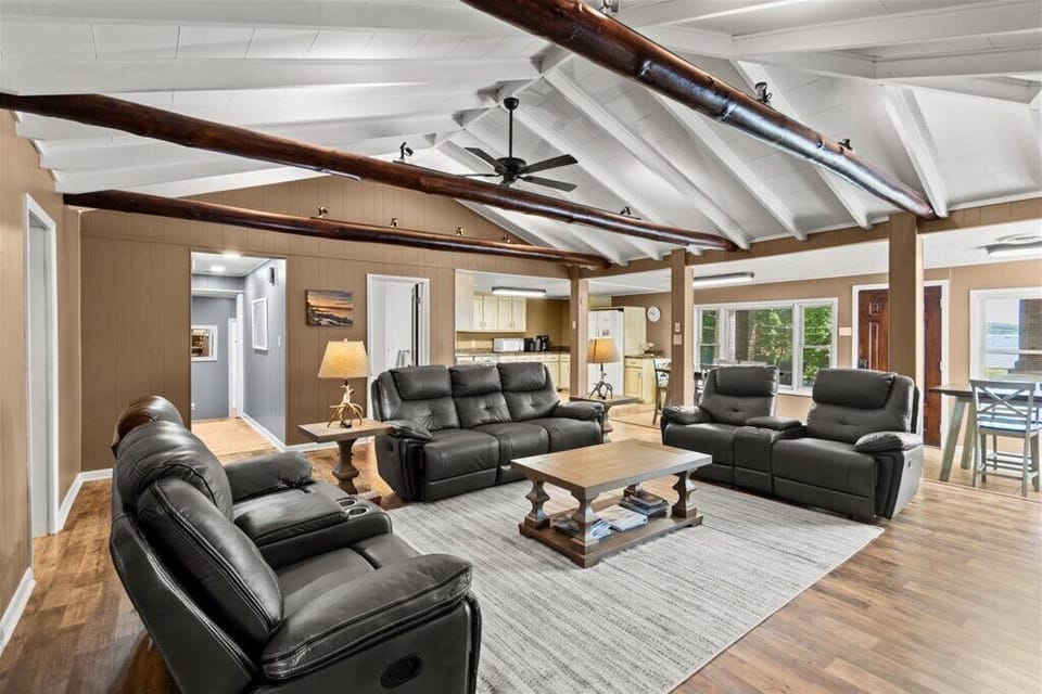 Living Room. Kitchen and Dining Area combine for a large entertainment space
