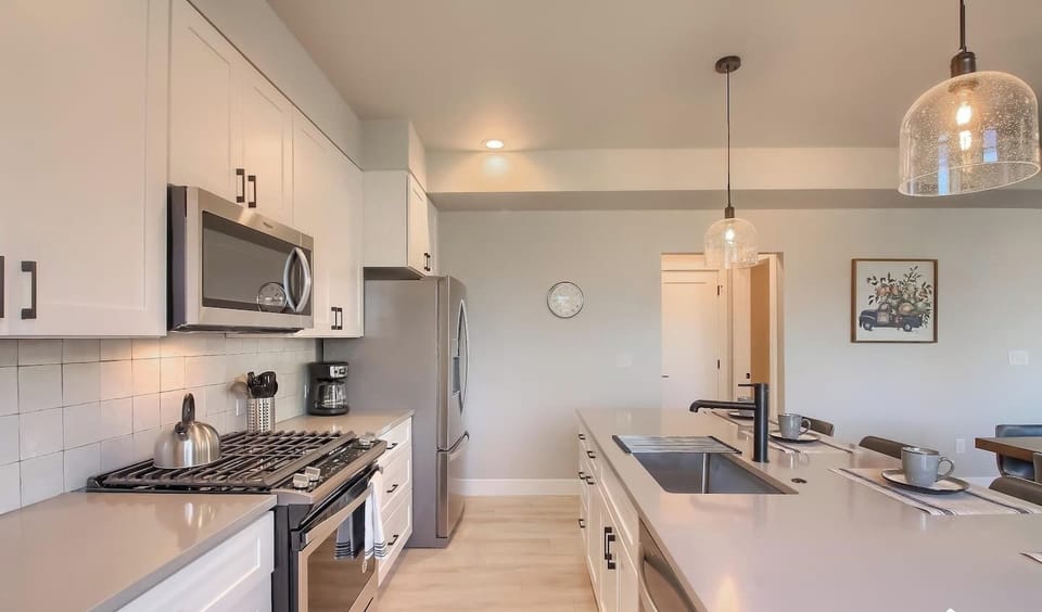 Create memorable meals in the open-concept kitchen/dining room, equipped with all the features you need to whip up something delicious. 