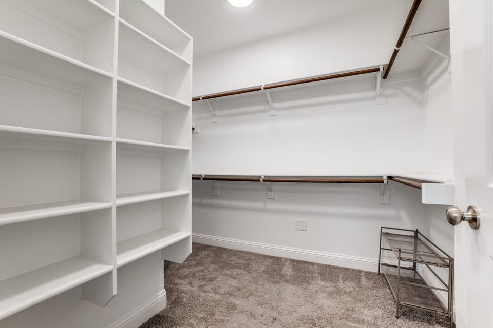 Master bedroom closet