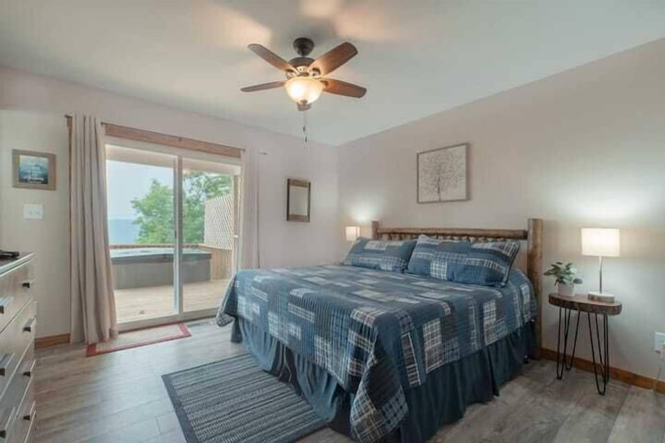 Sleep like royalty in our secluded mountain hideaway with spacious king beds.