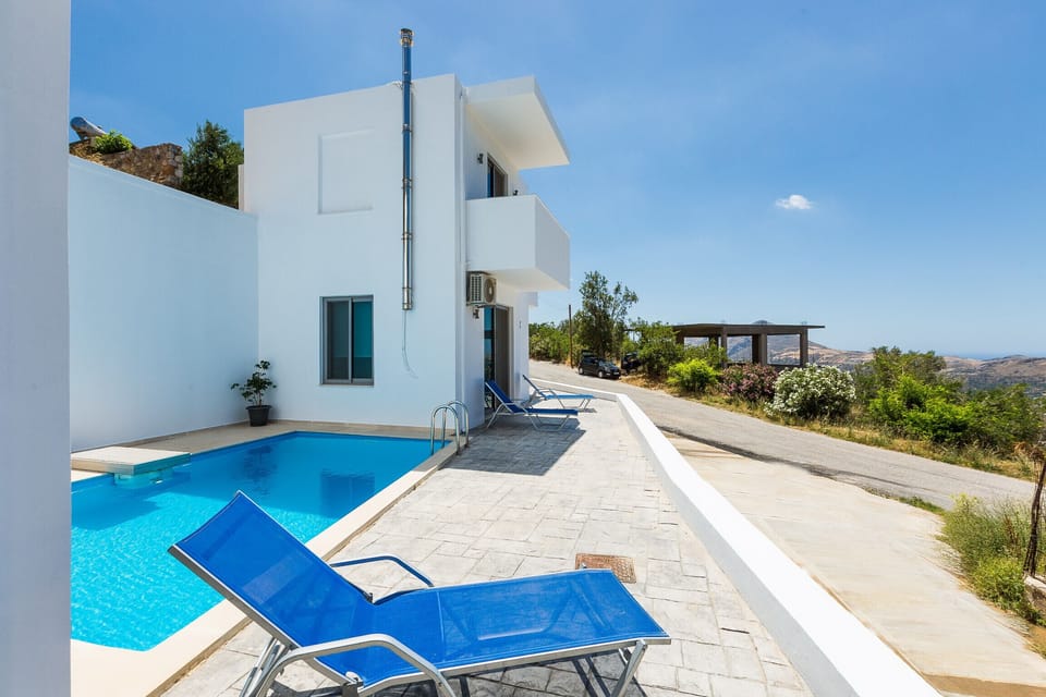 Swimming pool area of Great view,Swimming pool,Near tavern and Plakias,Crete