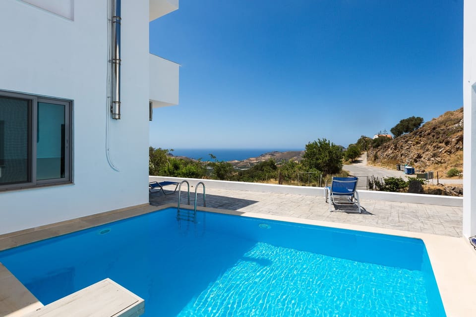 Swimming pool of Great view,Swimming pool,Near tavern and Plakias,Crete