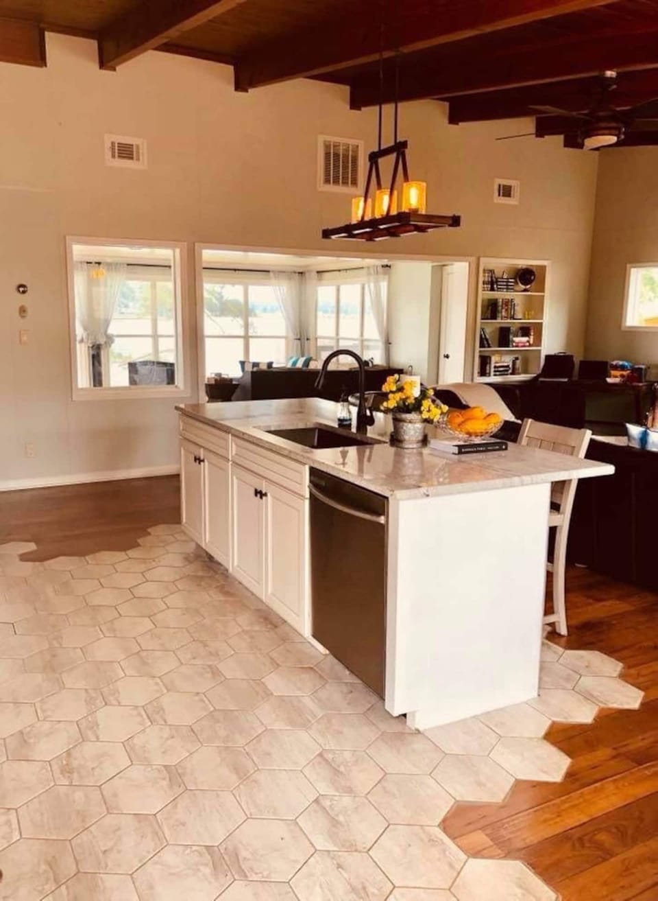 An open concept floor plan perfect for entertaining and family bonding. 