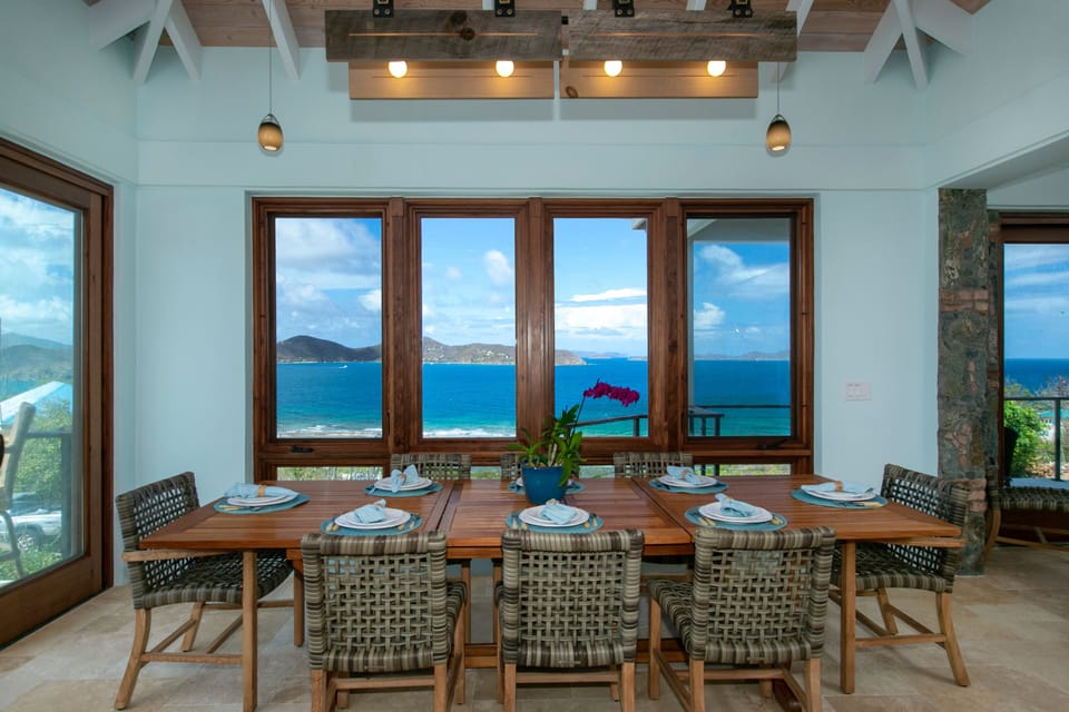 Dining room table for ten
