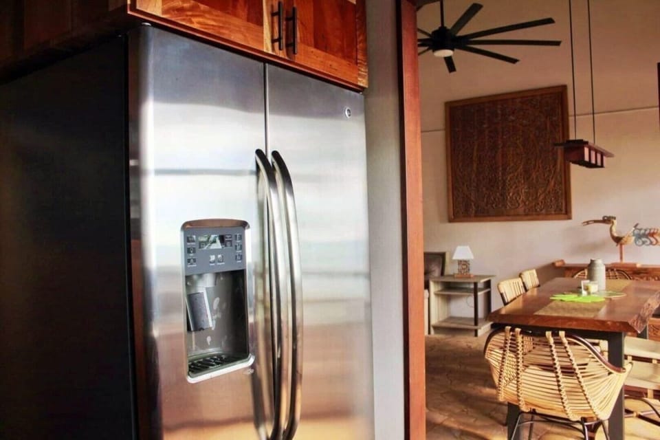 Private kitchen at the villa