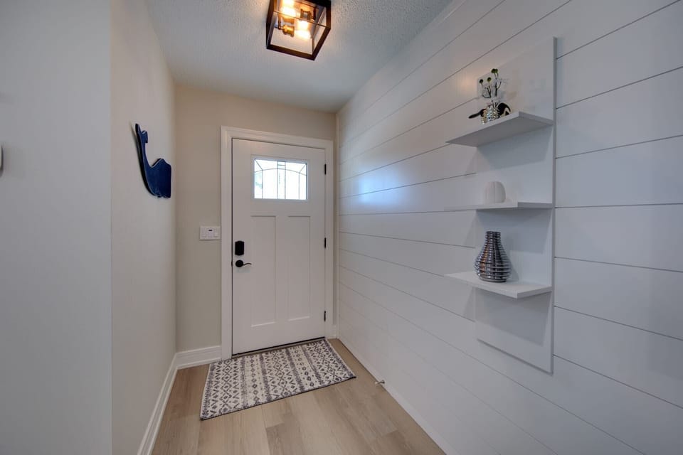 The entry hallway 