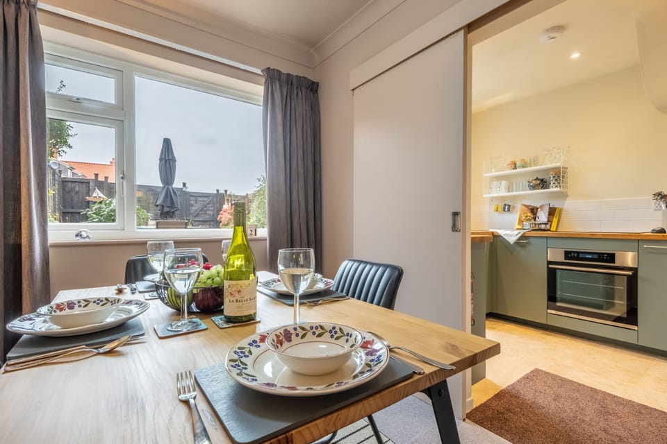 Ground floor: Dining room through to the kitchen