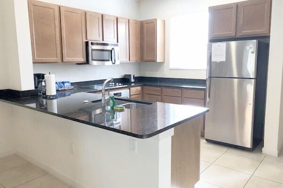 Spacious open concept kitchen