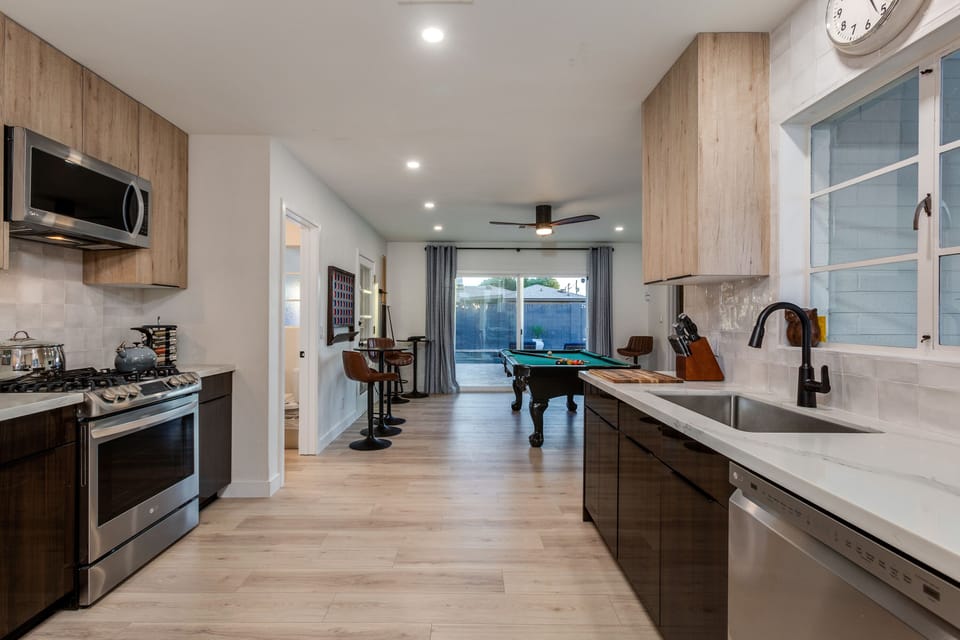 View of Game Room from Kitchen