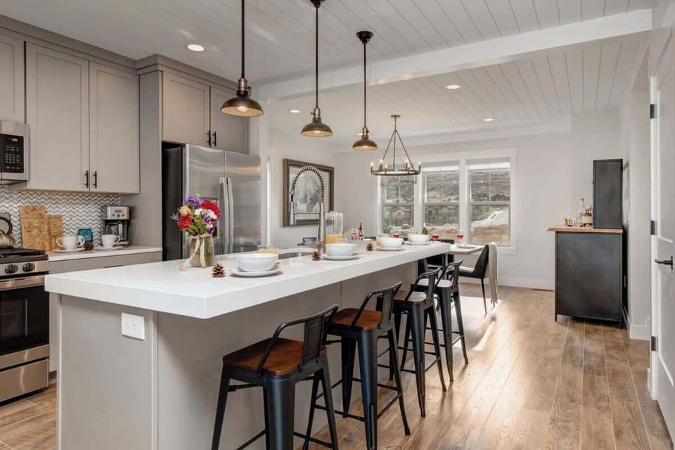 2nd Floor Kitchen with Bar Seating