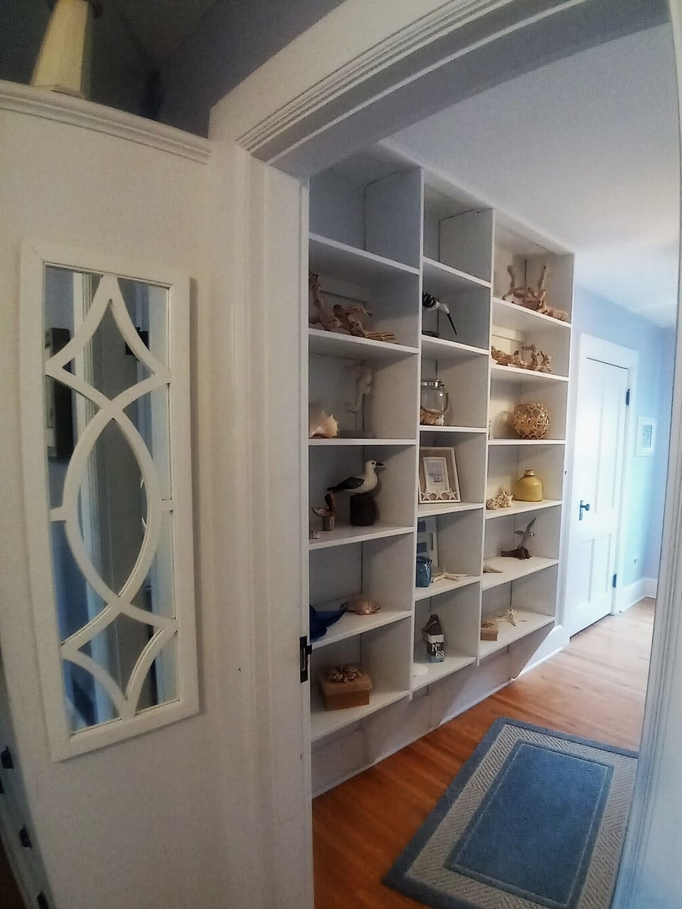 Nautical decorations throughout the home.