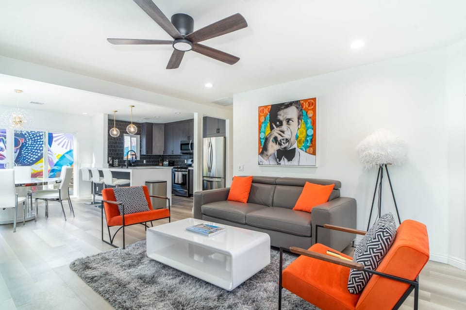 Mid Century modern vibe throughout the whole house.