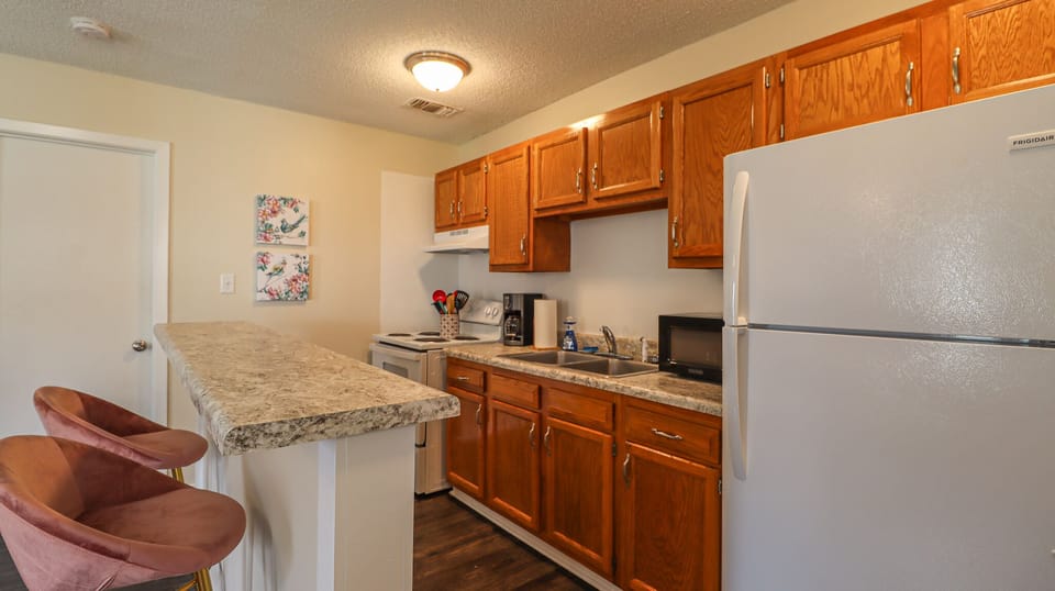 Fully equipped kitchen