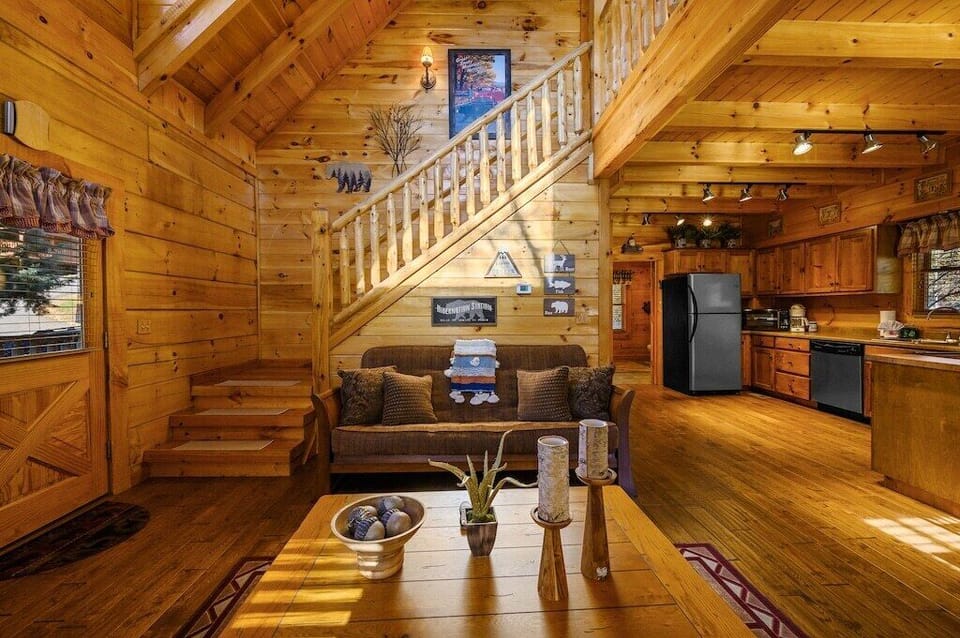 Bear Hug's cozy living area