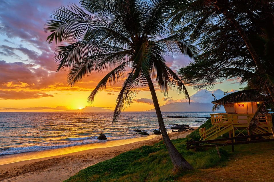 Sunset at the beach, 1 minute walk from your condo..you deserve the best!