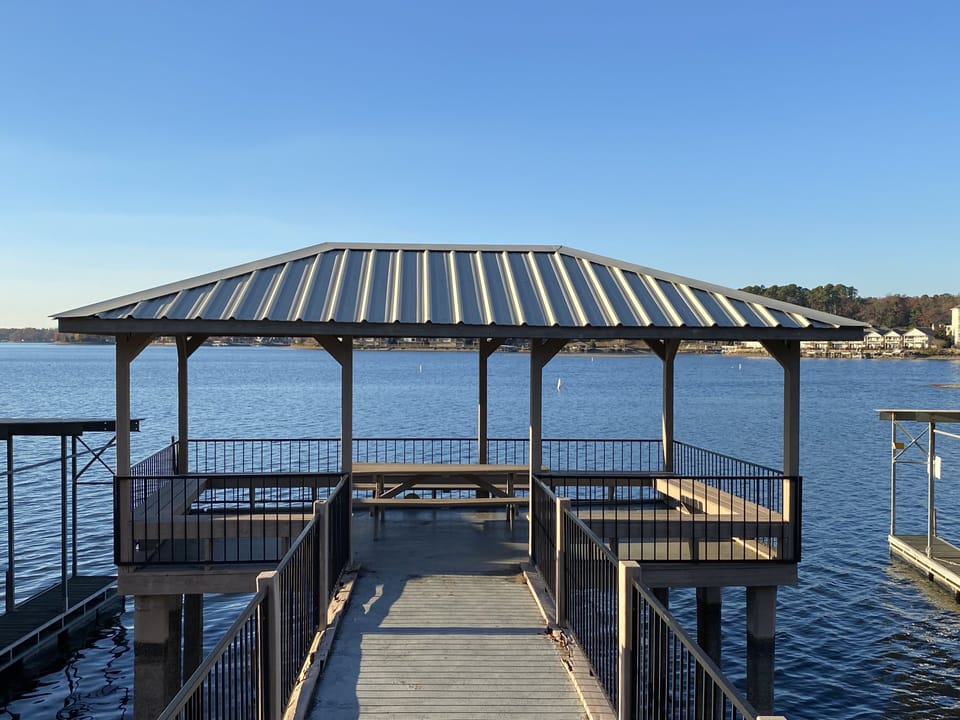 The Veranda at the Landing for you to enjoy! 