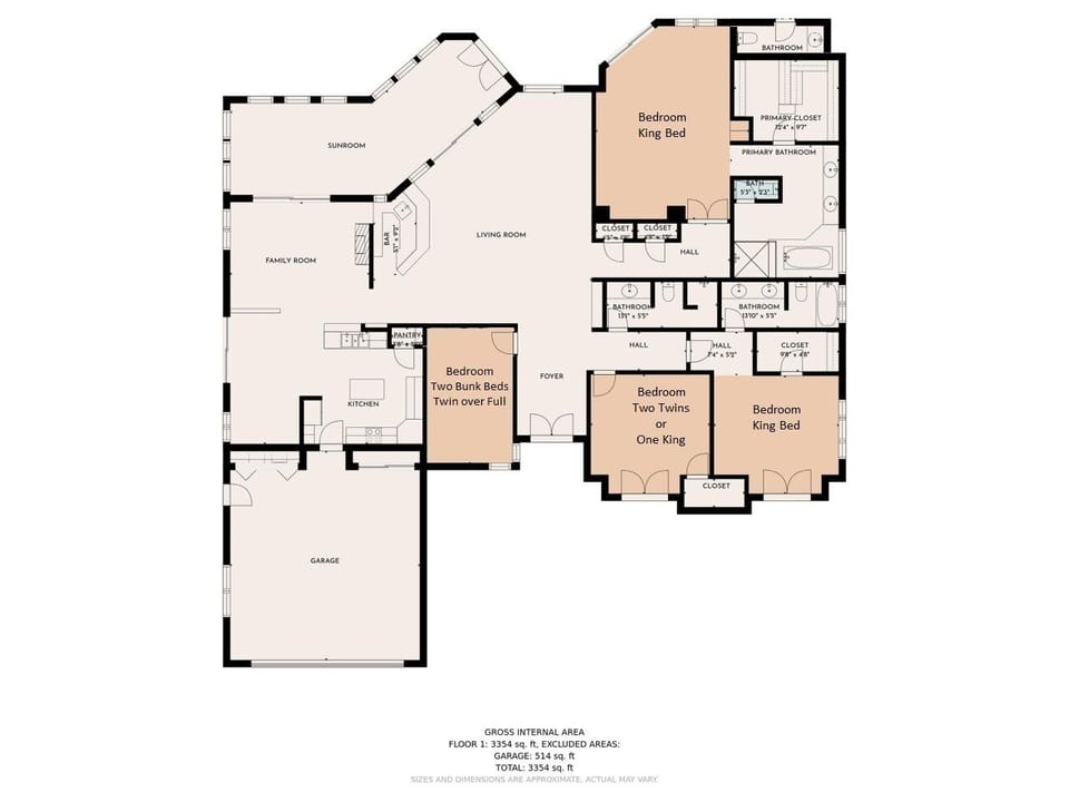 3300 Sq Ft Floor Plan