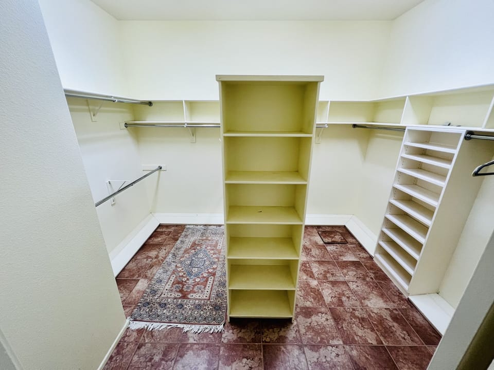 Primary bedroom #1 walk-in closet