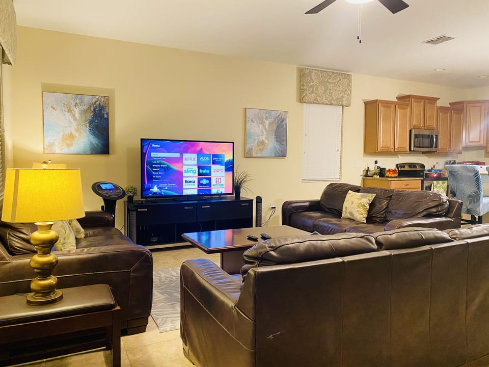 TV with premium cables channels & karaoke system