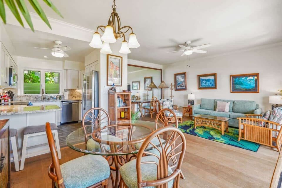 Dining Kitchen and Living Room