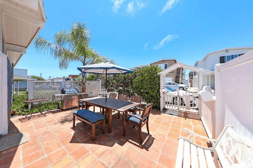 Fire up the grill after a day at the beach and enjoy the beautiful California weather!
                