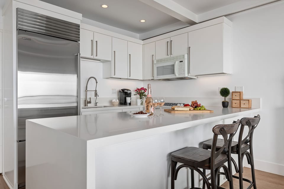 Fully equipped kitchen has everything you'd need!