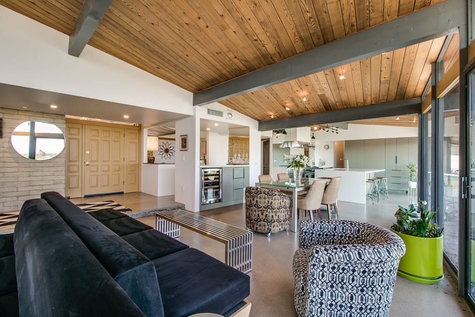 bright and airy living room