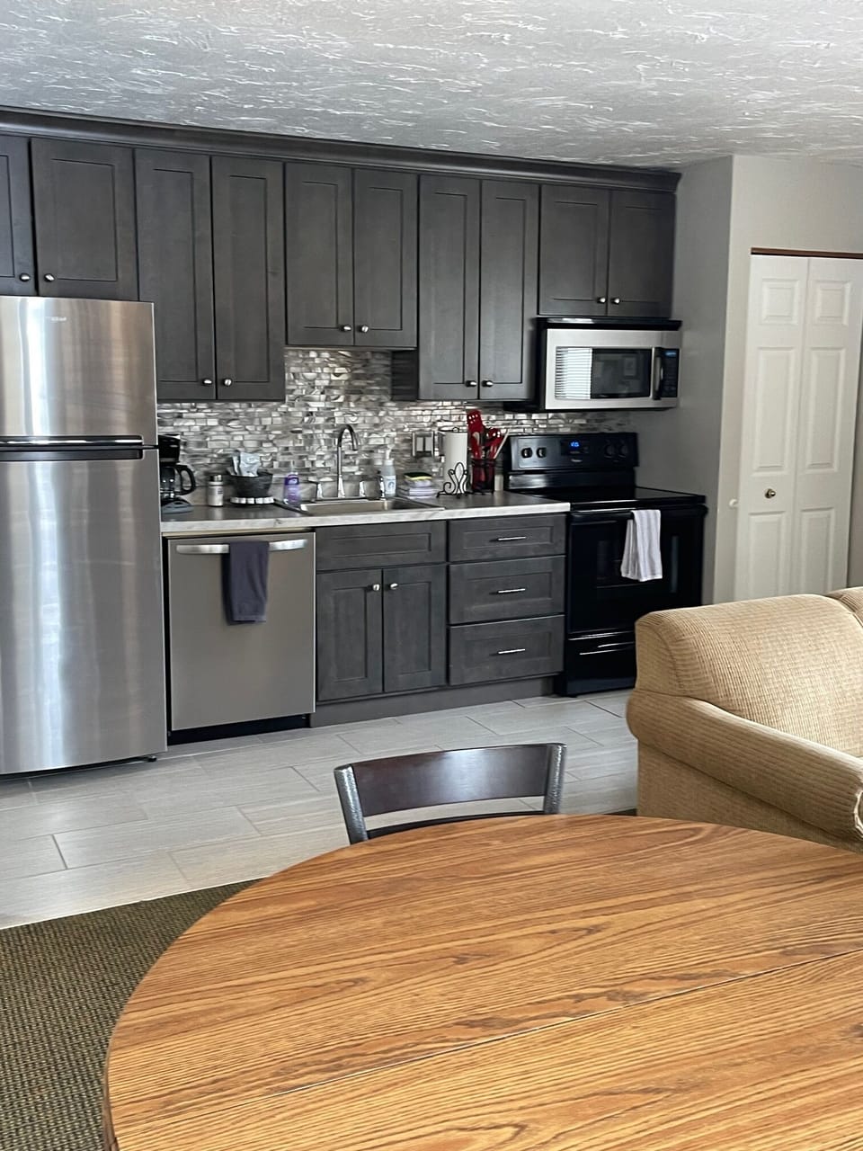 Room to cook or heat up dinner