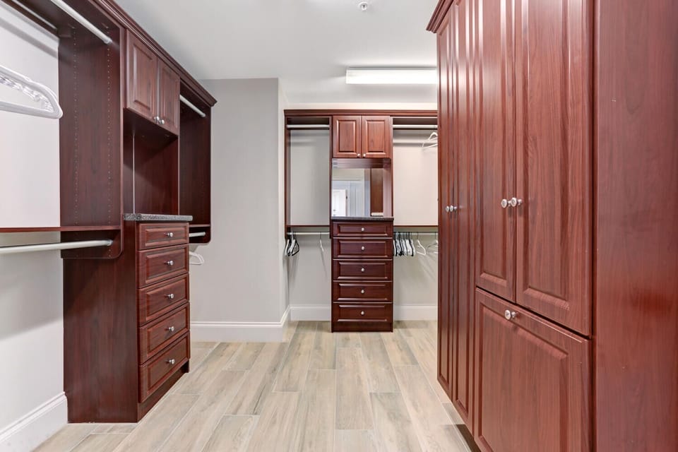 Master bedroom closet