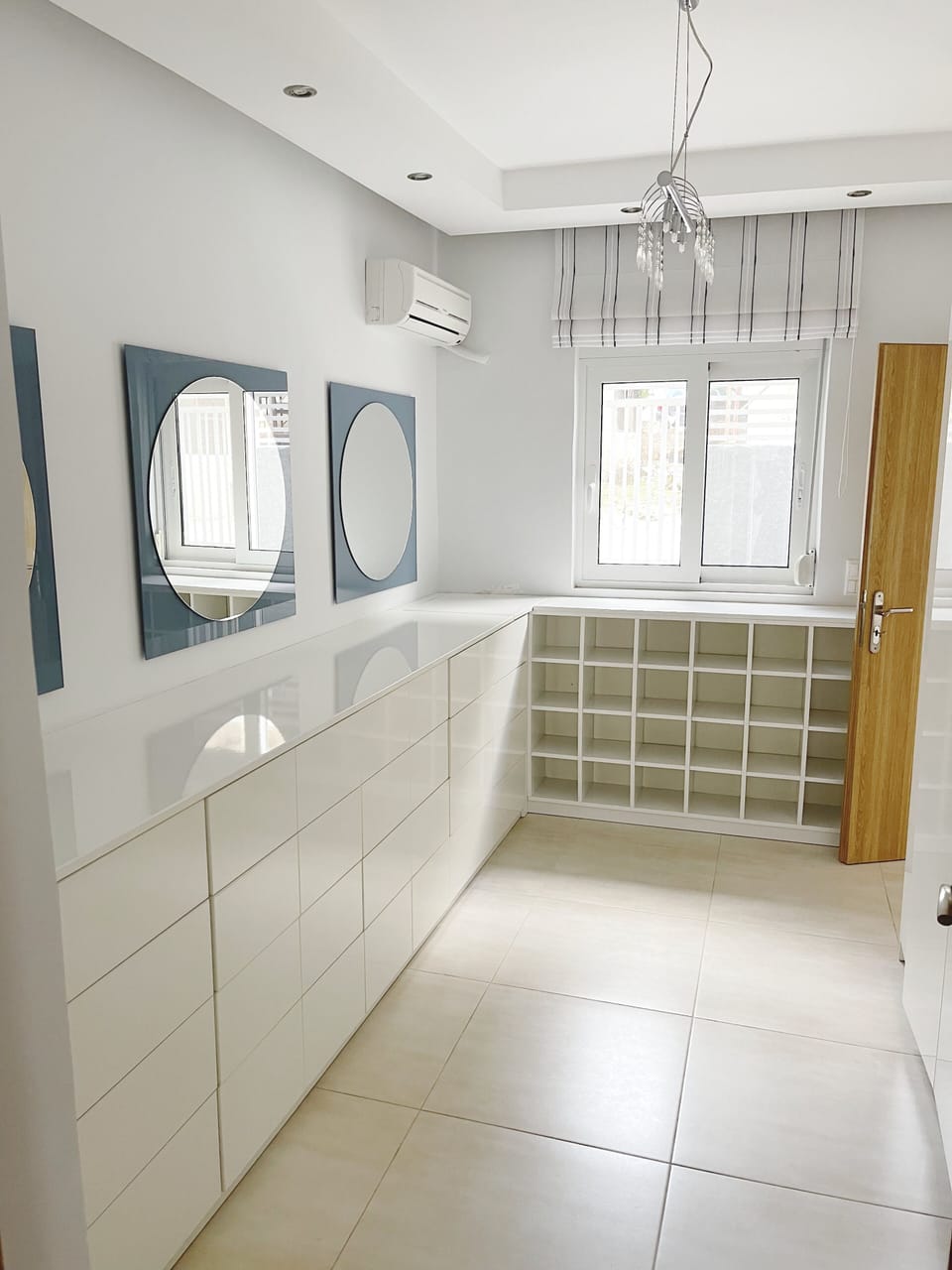 Walk-in wardrobe belonging to the Master suite
