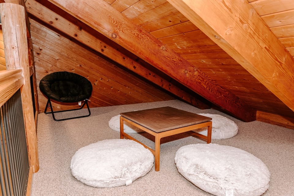 Loft reading and game room