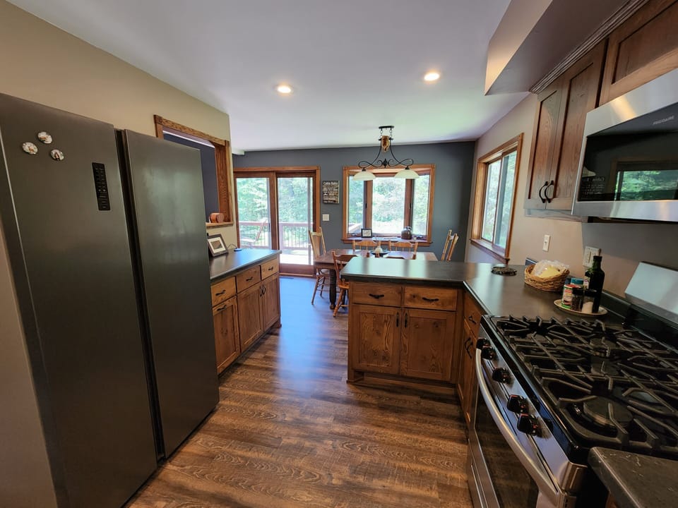 Kitchen looking into Dining Area. 