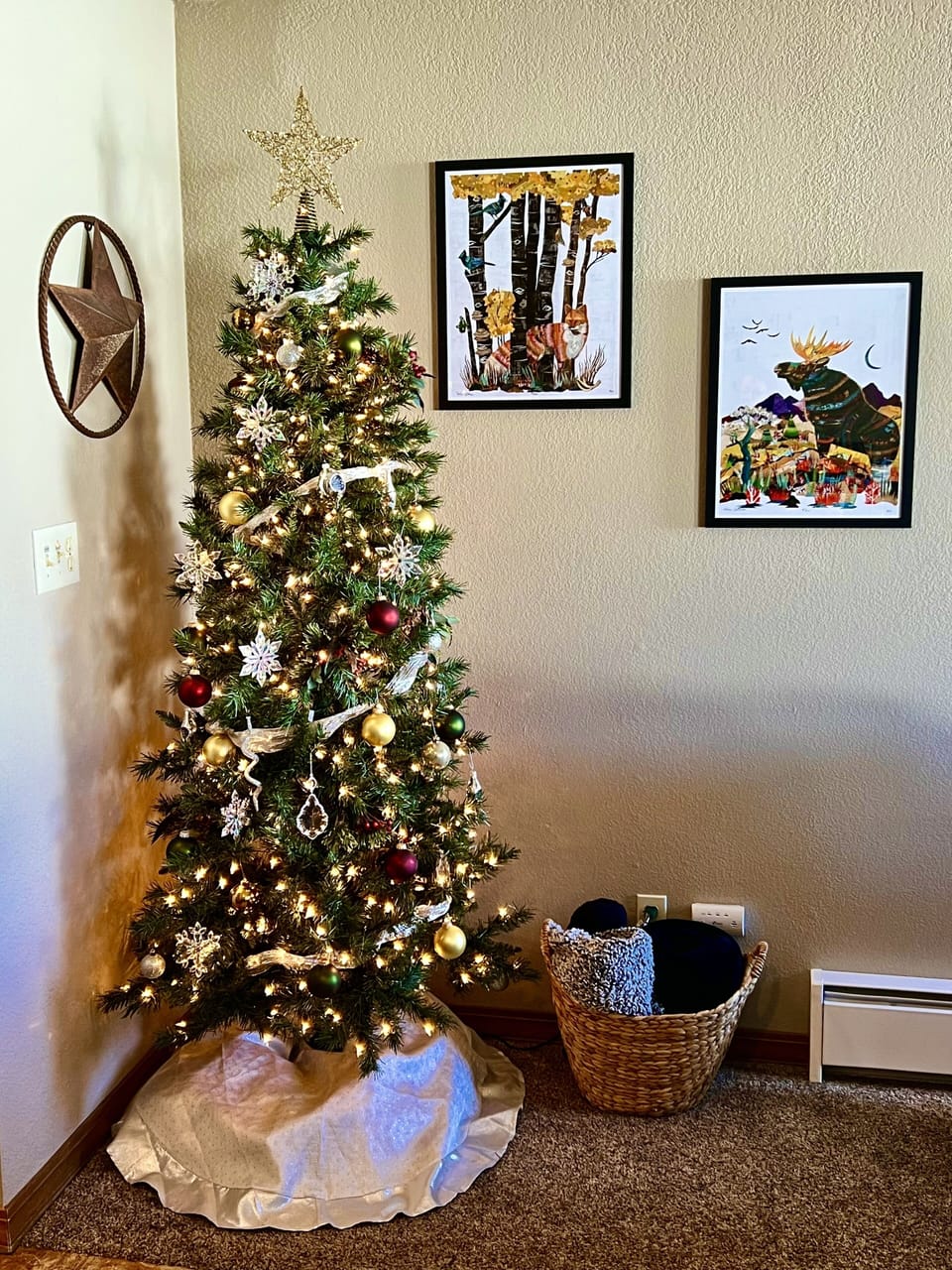 Christmas tree will be put up for Christmas season.