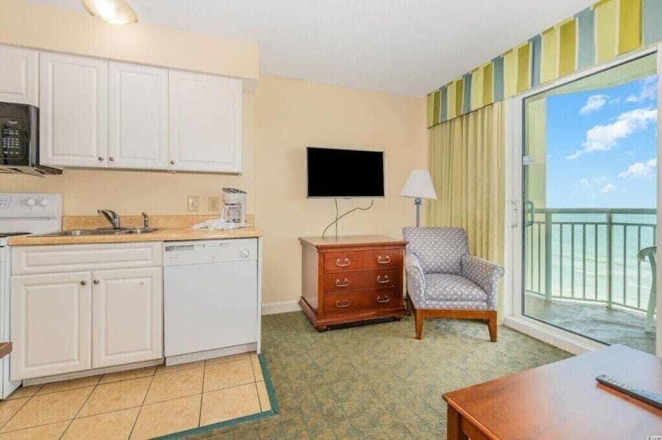 Living Room - Sliding Door to Private Balcony