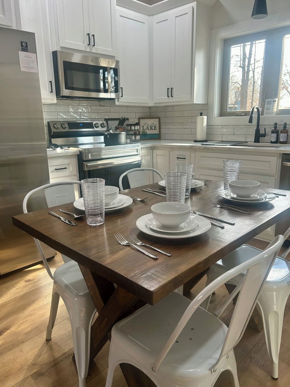 Fully stocked kitchen