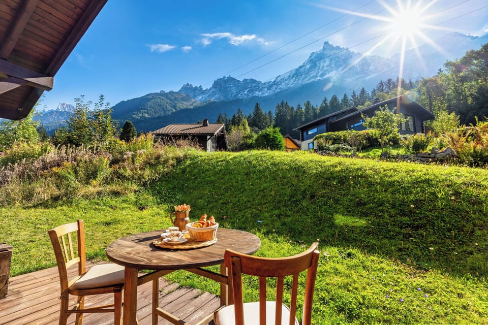 Magnificent terrace and view from chalet