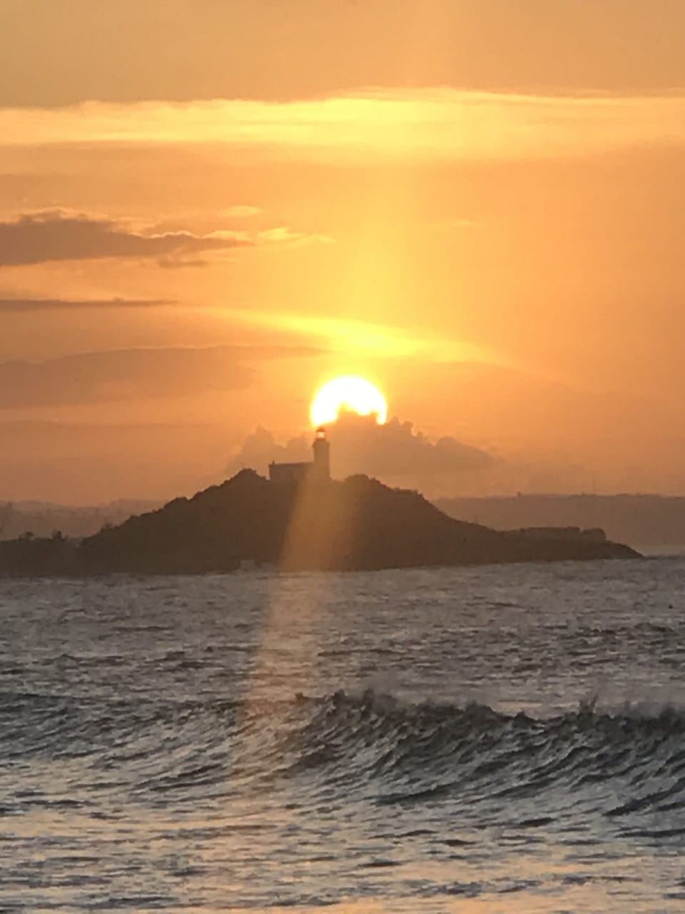Lighthouse veiw from playa caza y pesca