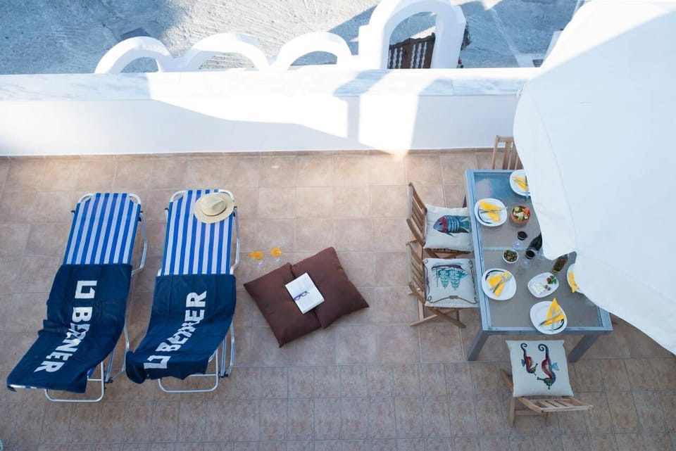 Traditional Greek house in a small village House in Santorini